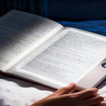 Smart LED Reading Light, Book Lamp Box, Rechargeable Transparent LED Flat Reading Light, with Timer, Doodle Desktop Study Light, the Dream Light for Quiet Readers.