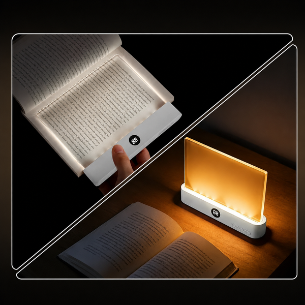 Luz plana para libros