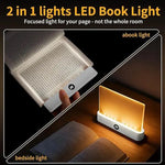 Smart LED Reading Light, Book Lamp Box, Rechargeable Transparent LED Flat Reading Light, with Timer, Doodle Desktop Study Light, the Dream Light for Quiet Readers.